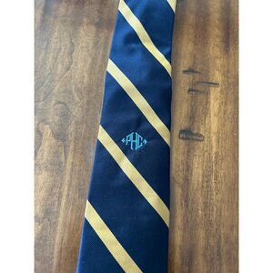 English silk tie in diagonal stripe Item 40861